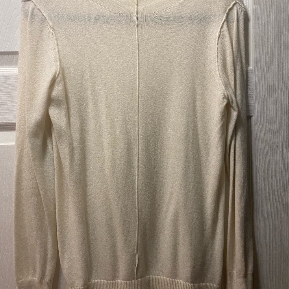 Banana Republic Size Small Italian Wool Cashmere Mock Neck Tunic Seater